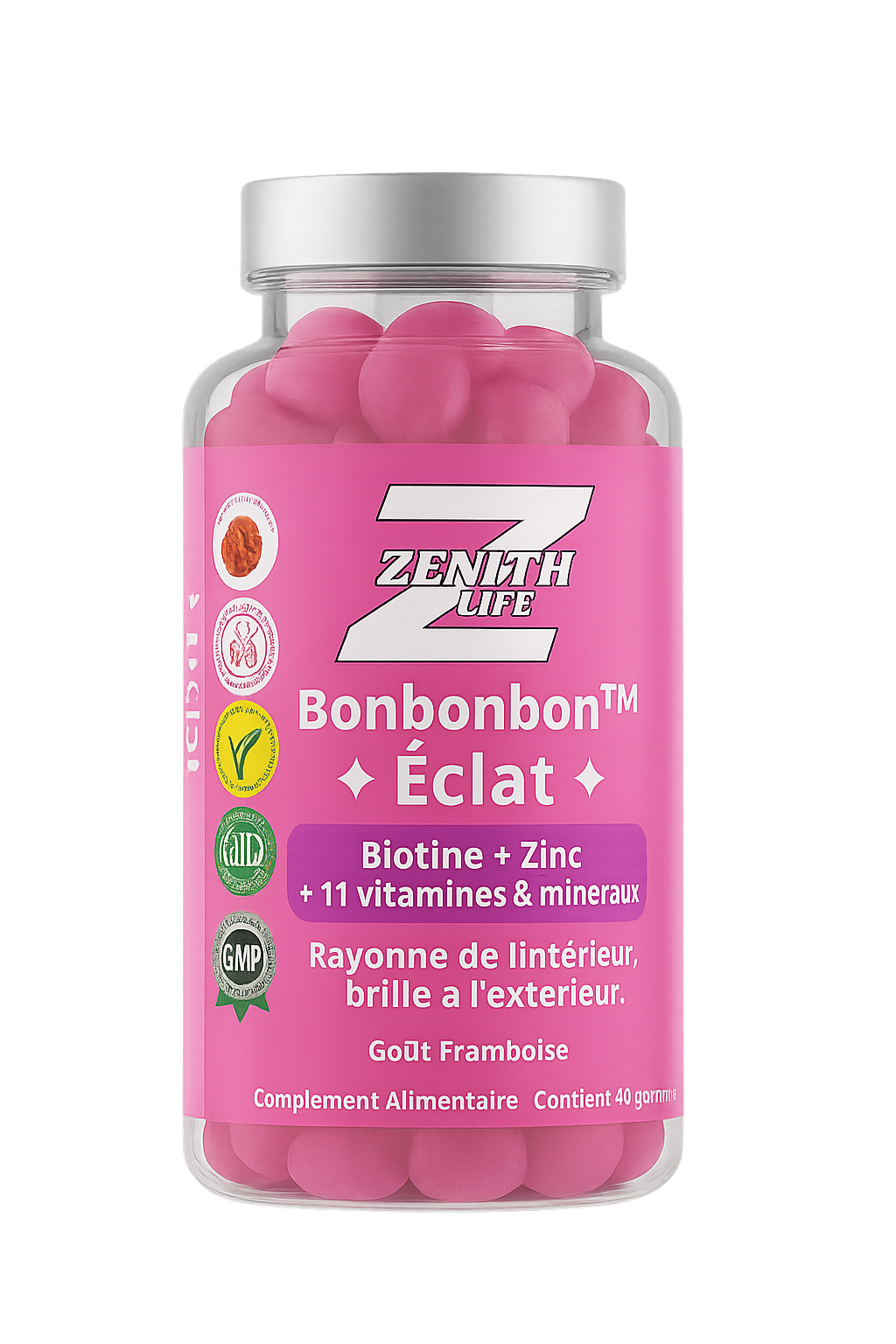 ✦Éclat✦ Biotine + Zinc + 11 vitamines & minéraux