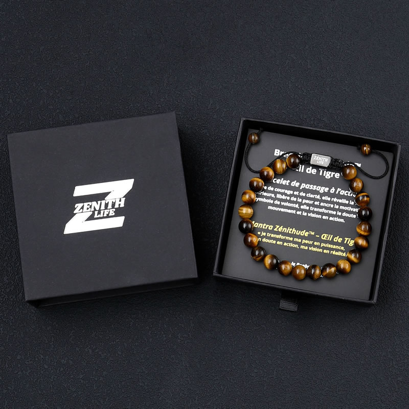 Bracelet Zénithude - Œil de Tigre Édition Concours